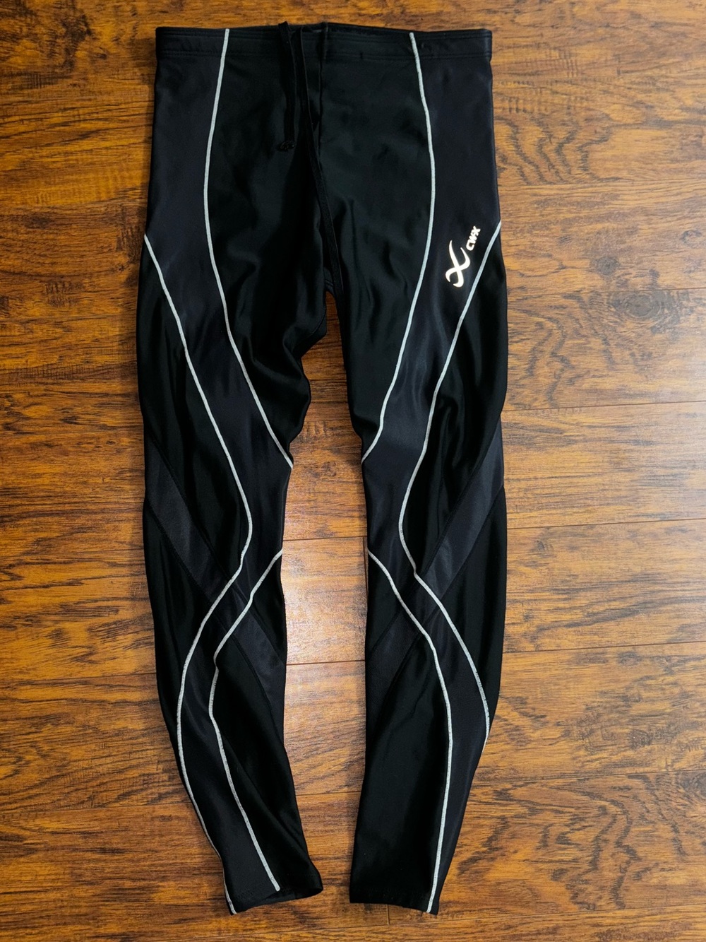 CW-X Joint Support Compression Tights Endurance Generator Black Reflect Leggings